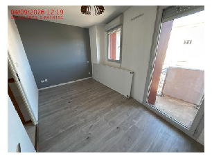 Chambre sur rue